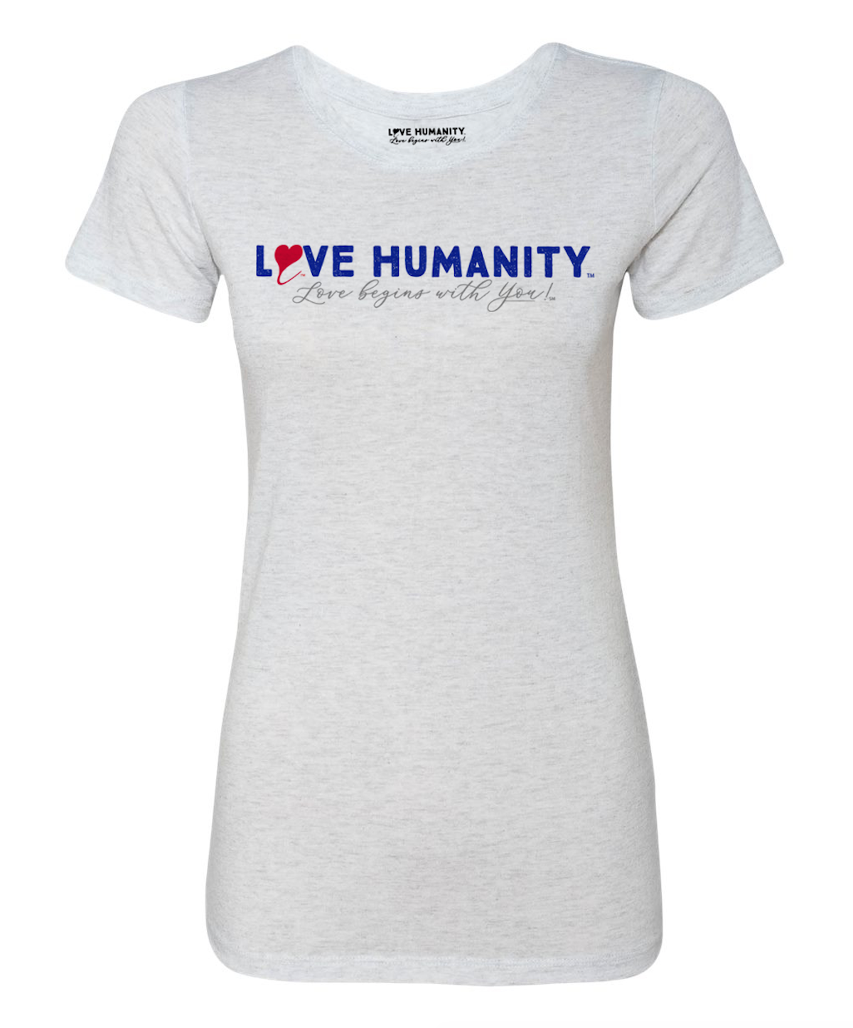 LOVE HUMANITY™ Logo Women's Premium TriBlend T
